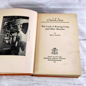 The Luck‎ of Roaring Camp Bret Harte Sketches Stories Book